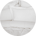 White bedding