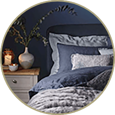 Create a restful retreat 1 Sealy icon Blue