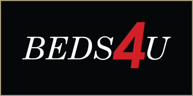 Beds4u Logo Black1200x600px gold