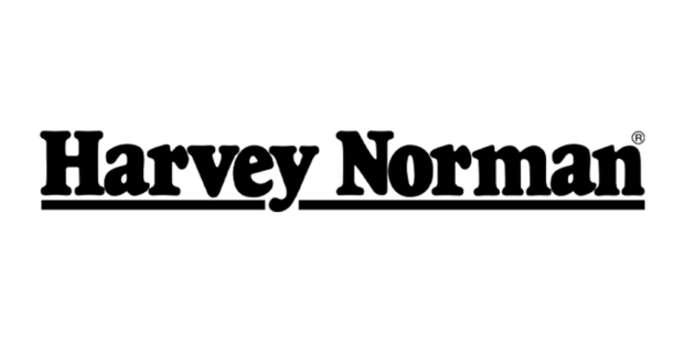 harvey norman logo black